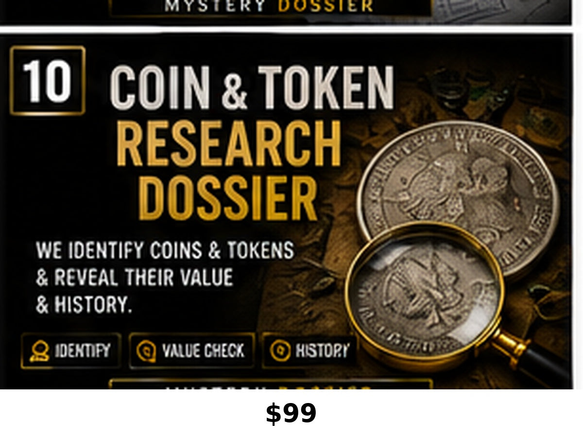 Coin & Token Research Dossier service graphic