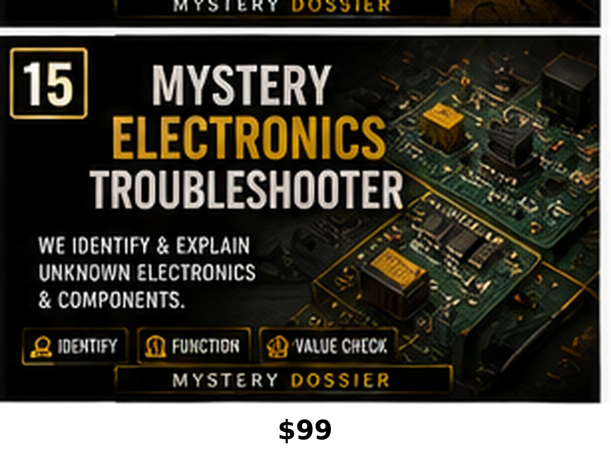 Mystery Electronics Troubleshooter research service graphic