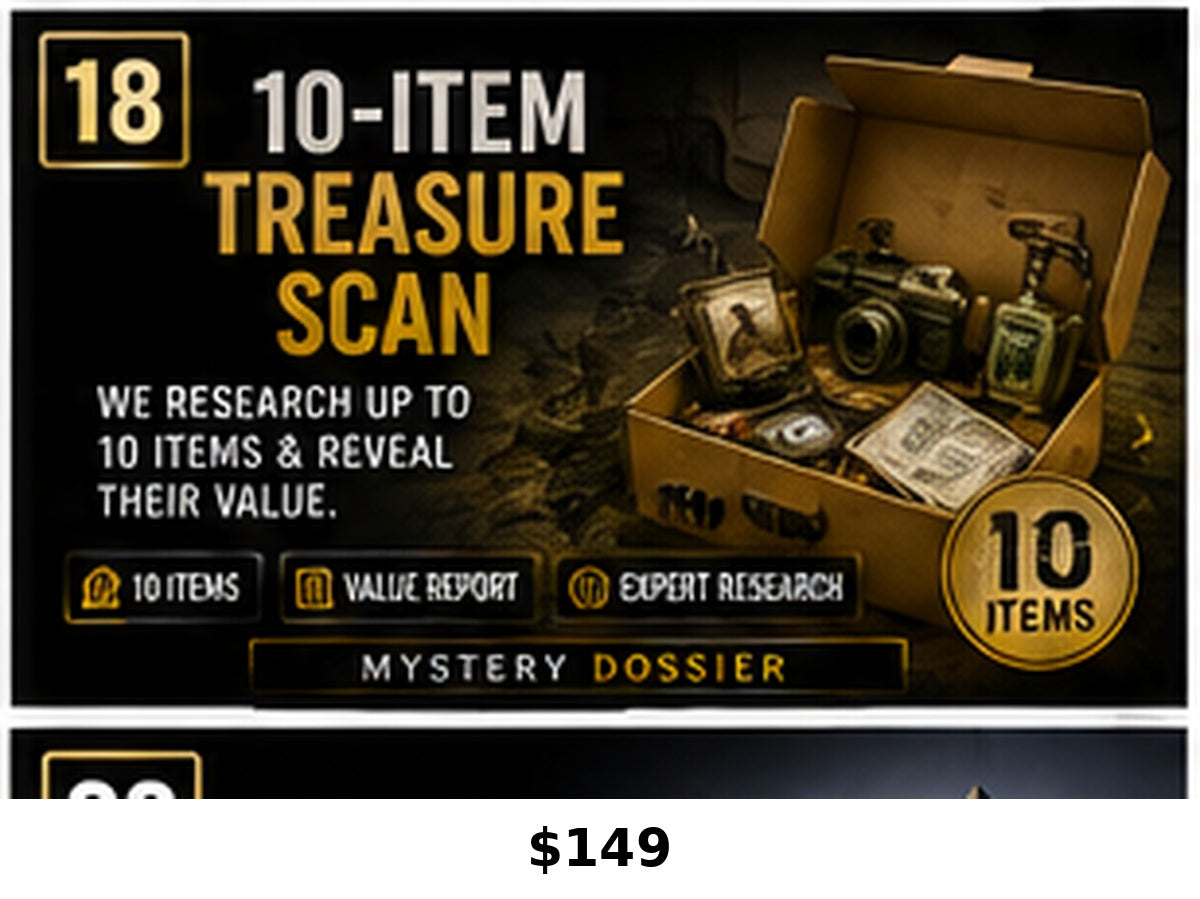 10-Item Treasure Scan research service graphic