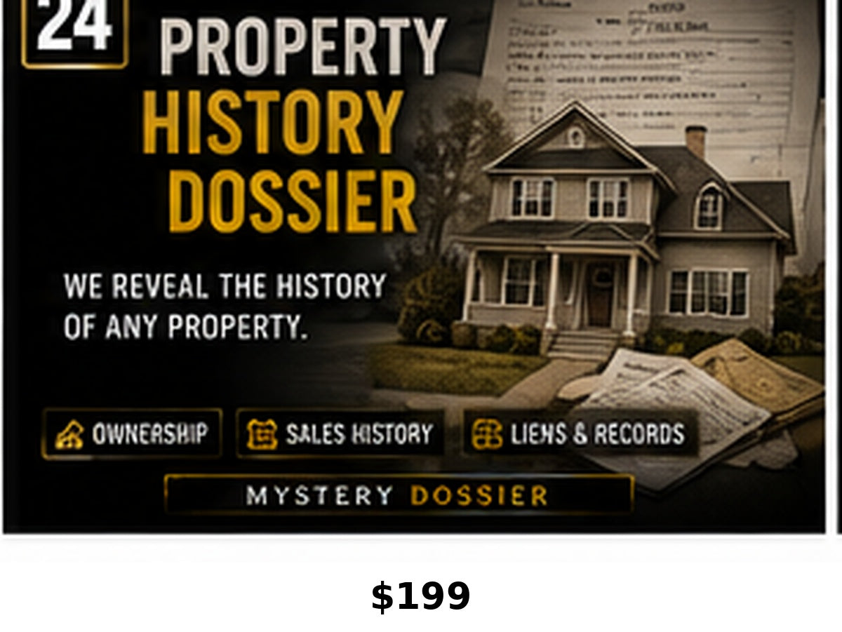 Property History Dossier research service graphic
