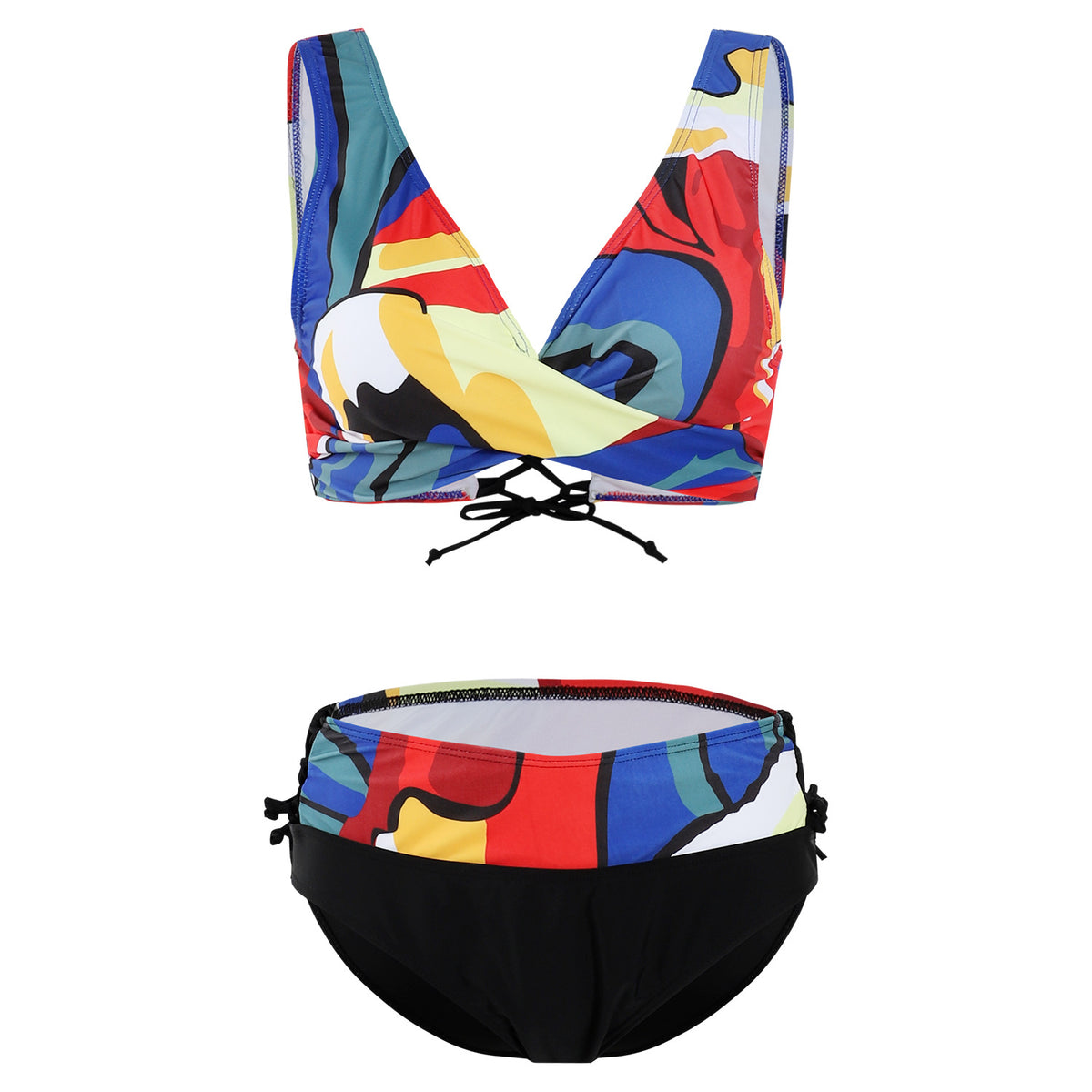 Women’s Two-Piece Striped Swimsuit