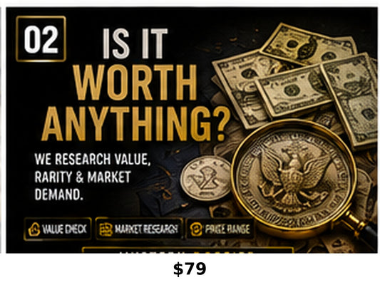 Is It Worth Anything research service graphic