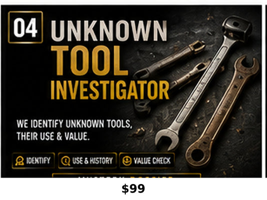 Unknown Tool Investigator research service graphic