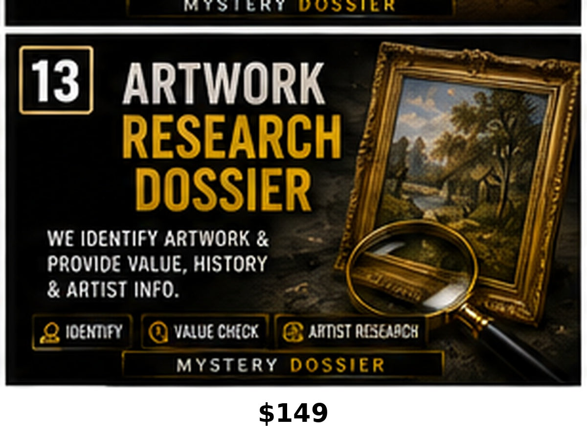Artwork Research Dossier research service graphic