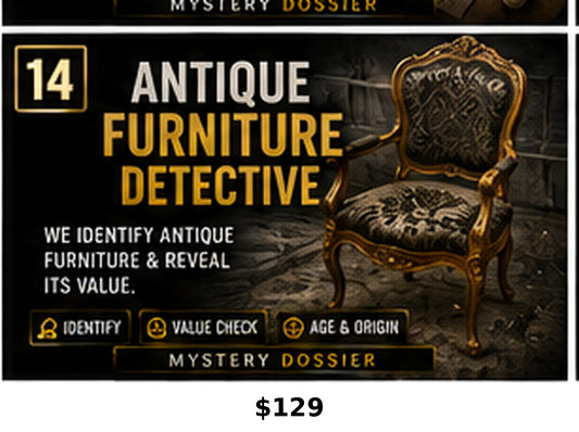 Antique Furniture Detective research service graphic