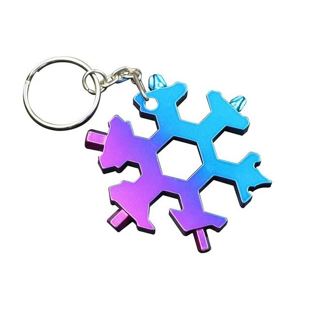 Snowflake 18-in-1 Pocket Multi-Tool Keychain