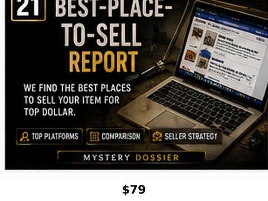 Best-Place-to-Sell Report research service graphic