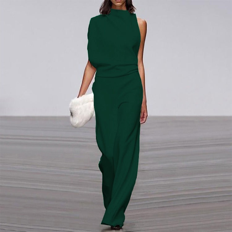 Women’s One-Shoulder Jumpsuit