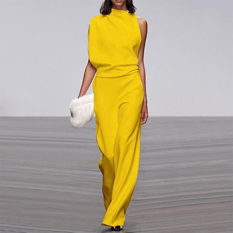 Women’s One-Shoulder Jumpsuit