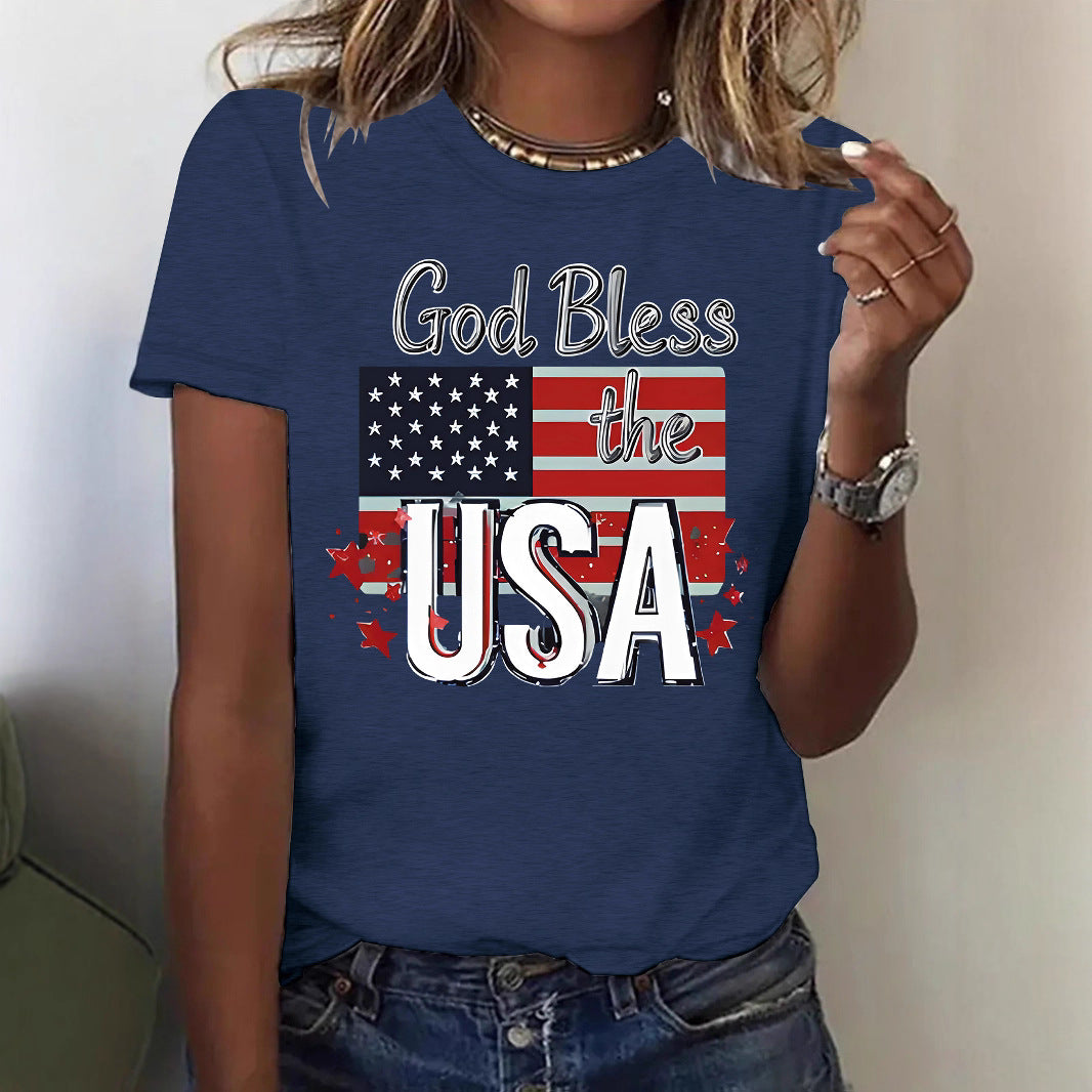 Women’s USA Flag Graphic T-Shirt