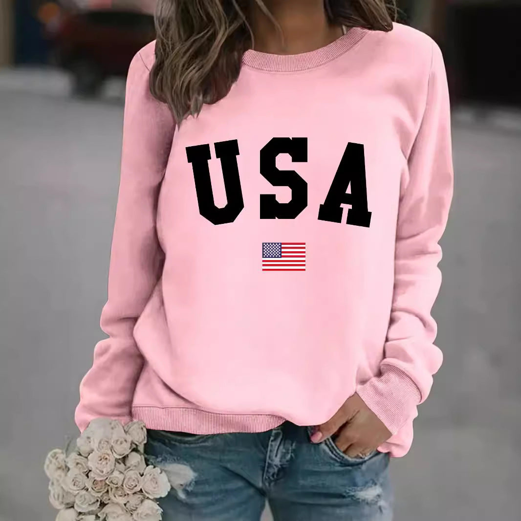 USA Graphic Crewneck Sweatshirt