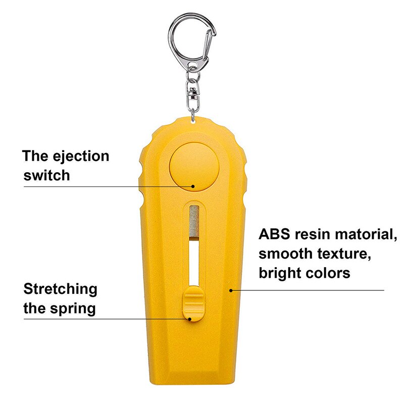 Cap-Launching Bottle Opener Keychain