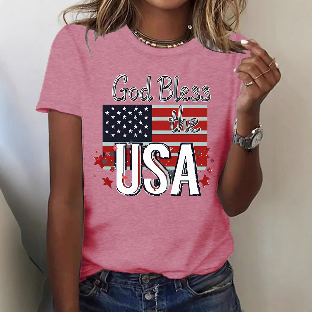 Women’s USA Flag Graphic T-Shirt