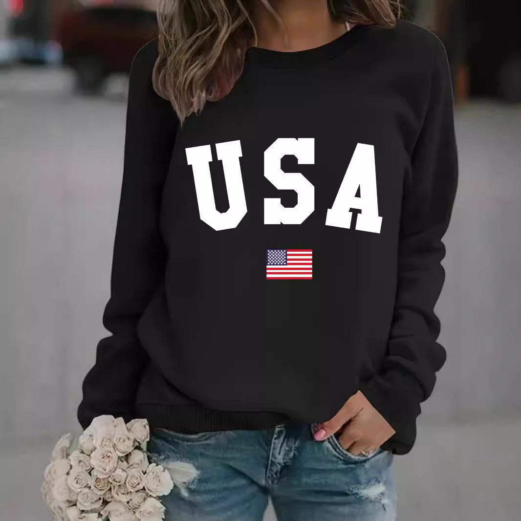 USA Graphic Crewneck Sweatshirt