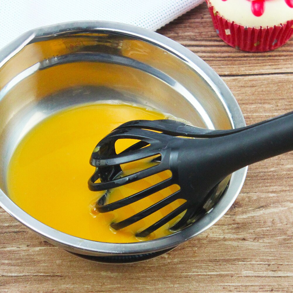 2-in-1 Manual Egg Whisk & Food Tongs