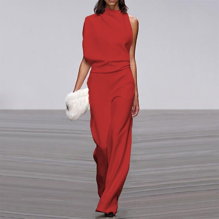 Women’s One-Shoulder Jumpsuit