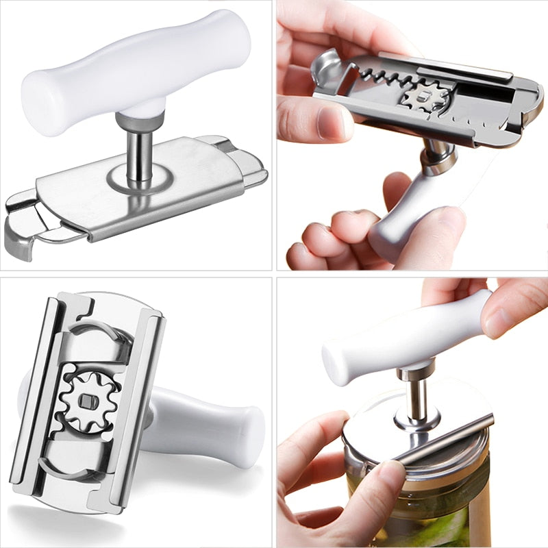 Stainless Steel Multi-Size Jar Opener