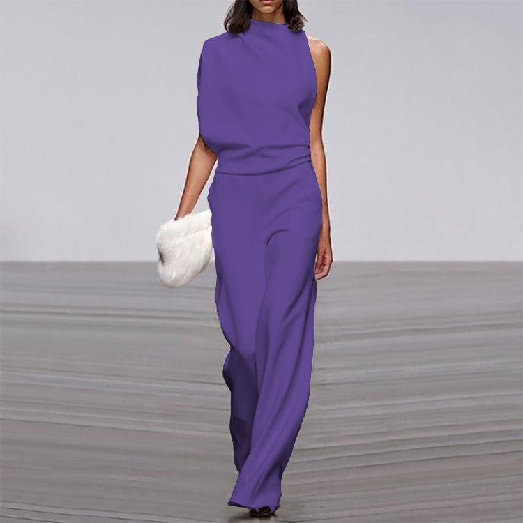 Women’s One-Shoulder Jumpsuit — Style 2