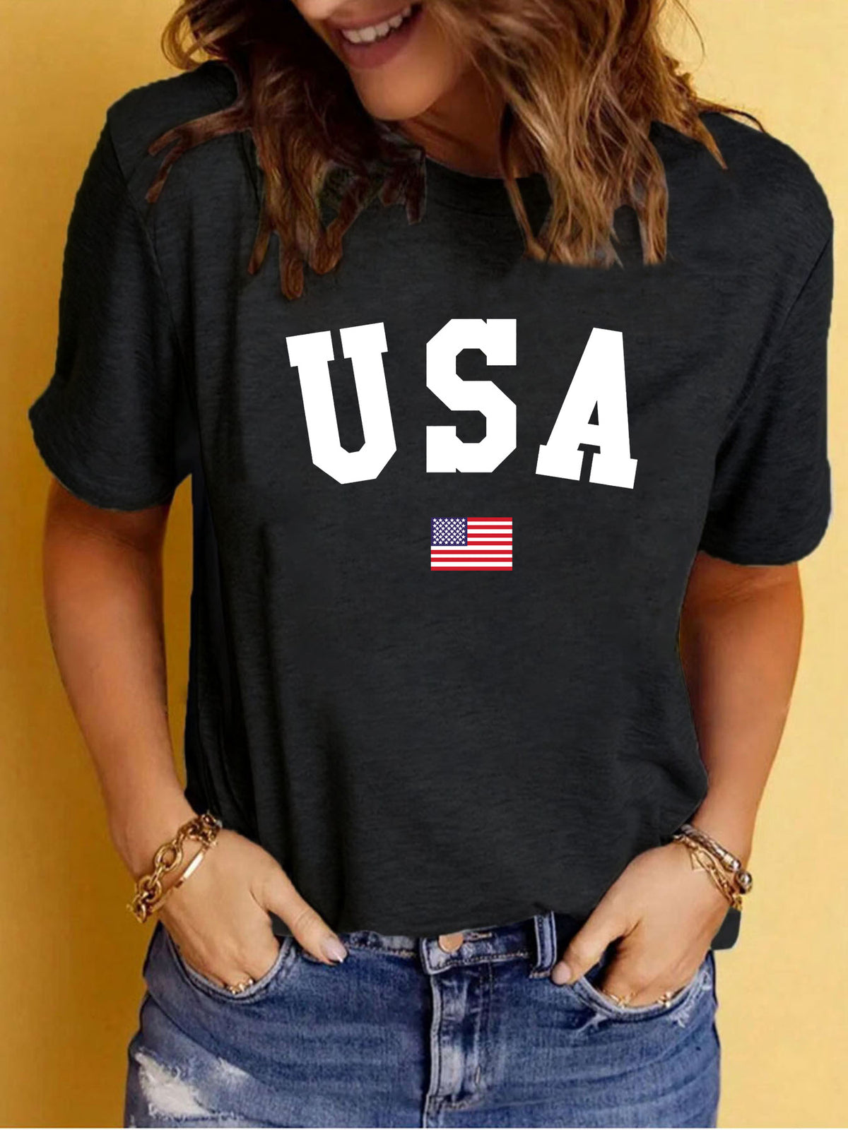 USA Graphic Short-Sleeve T-Shirt