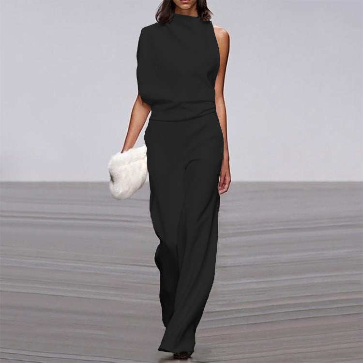 Women’s One-Shoulder Jumpsuit