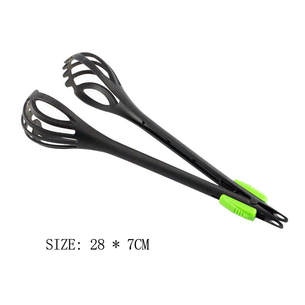 2-in-1 Manual Egg Whisk & Food Tongs