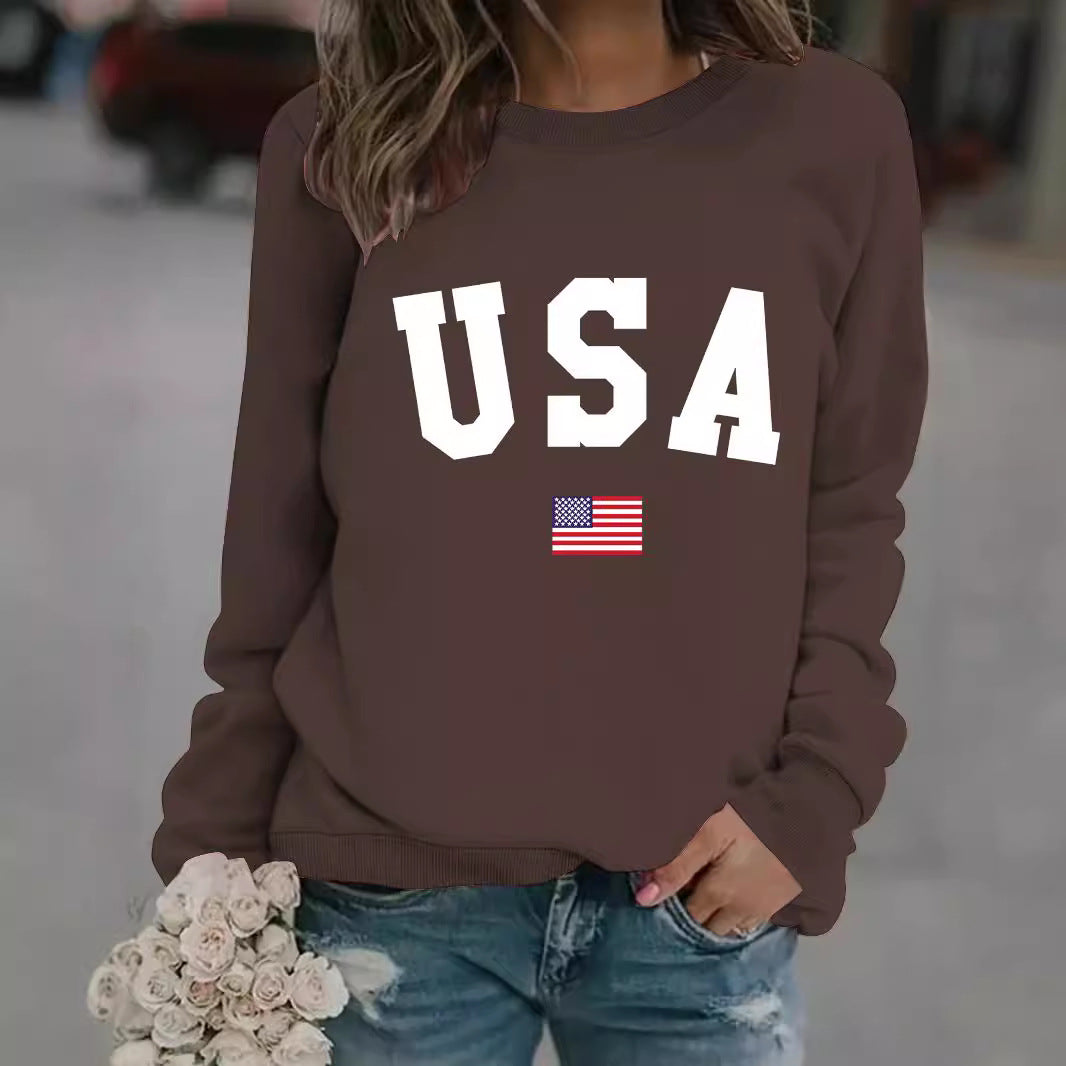 USA Graphic Crewneck Sweatshirt
