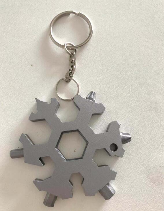 Snowflake 18-in-1 Pocket Multi-Tool Keychain