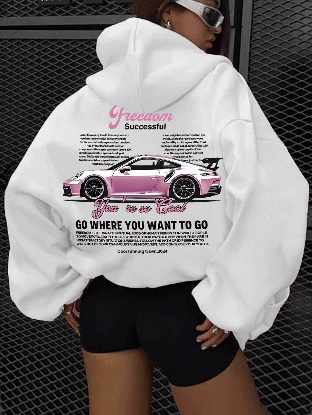 Women’s Oversized Graphic Sweatshirt