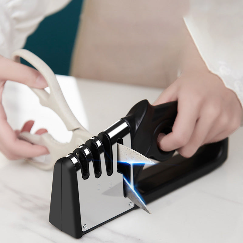 4-Stage Knife & Scissor Sharpener