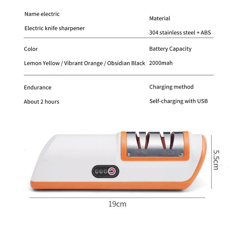 Rechargeable Electric Knife Sharpener