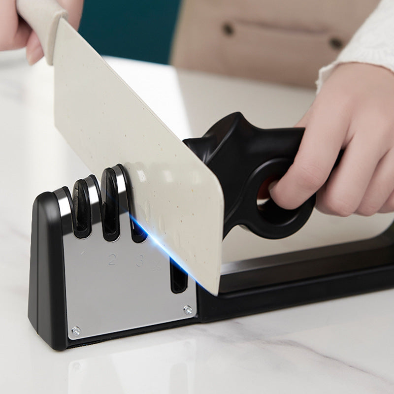 4-Stage Knife & Scissor Sharpener