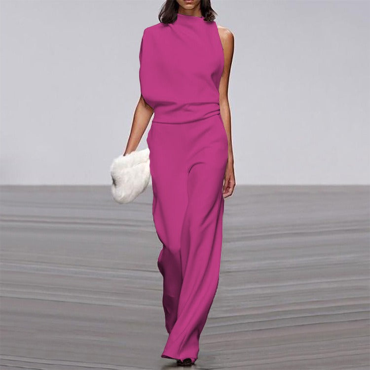 Women’s One-Shoulder Jumpsuit
