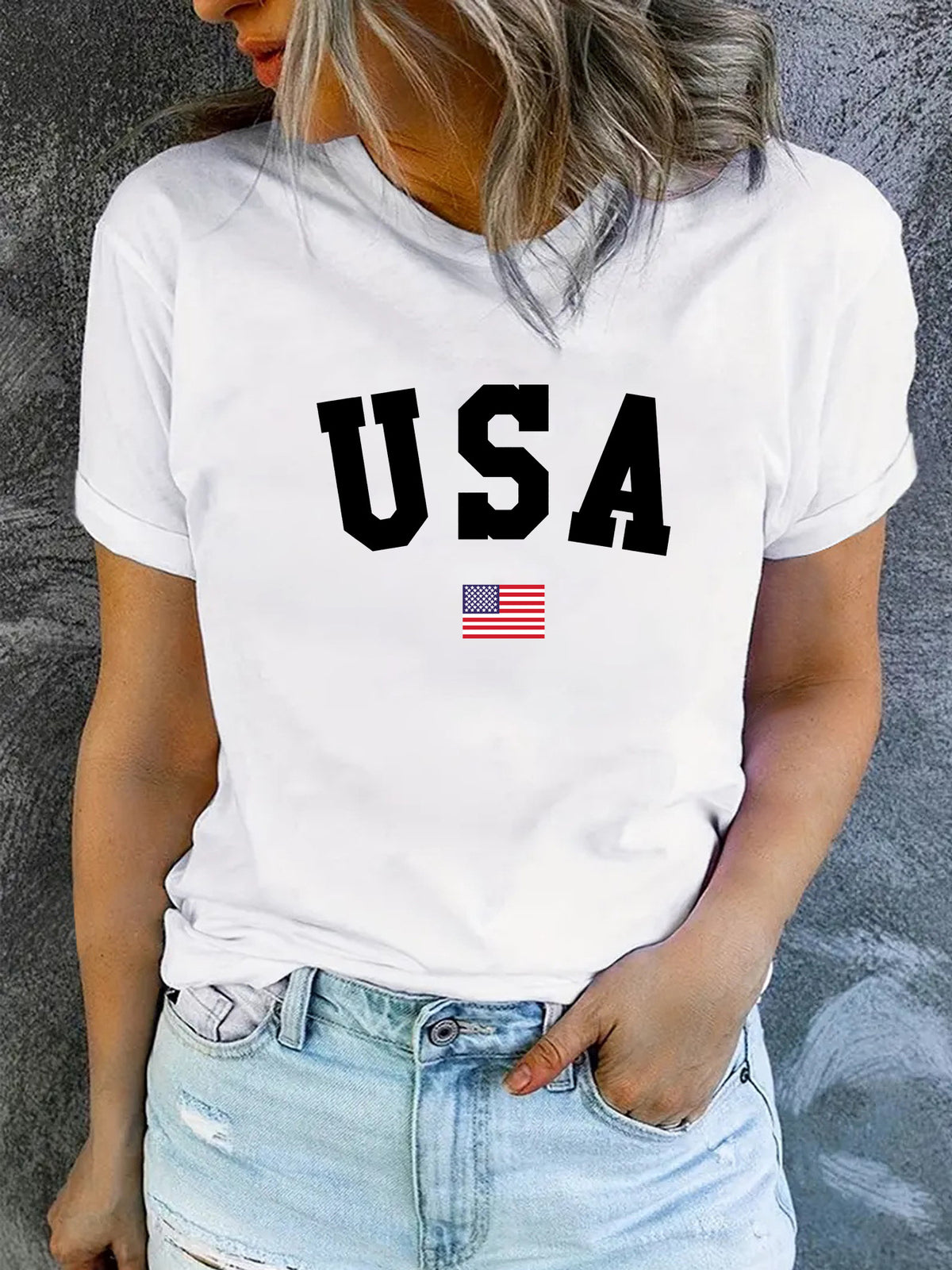 USA Graphic Short-Sleeve T-Shirt