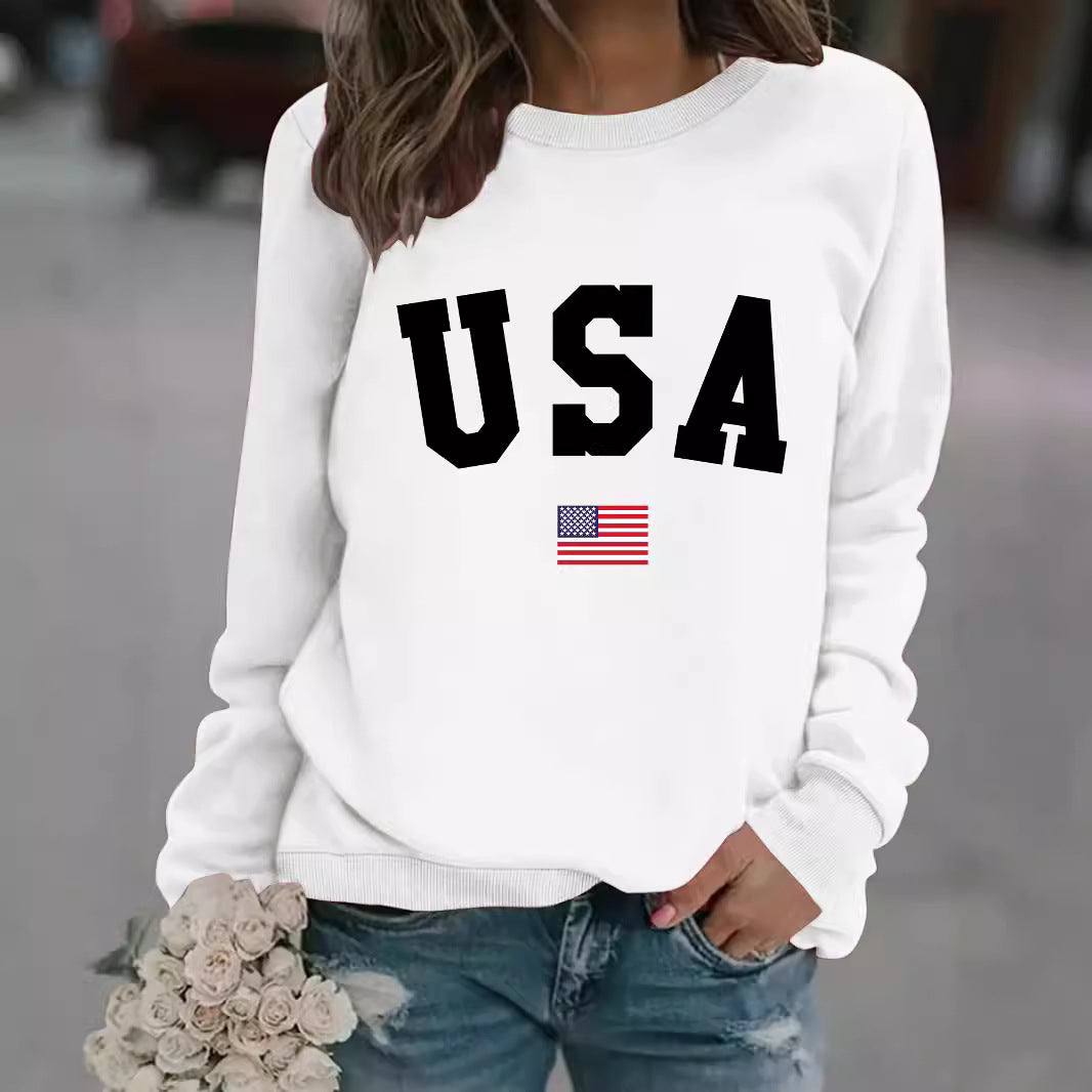 USA Graphic Crewneck Sweatshirt