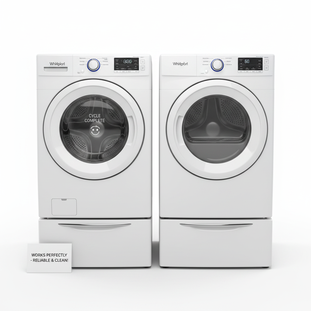 Whirlpool washer and dryer set